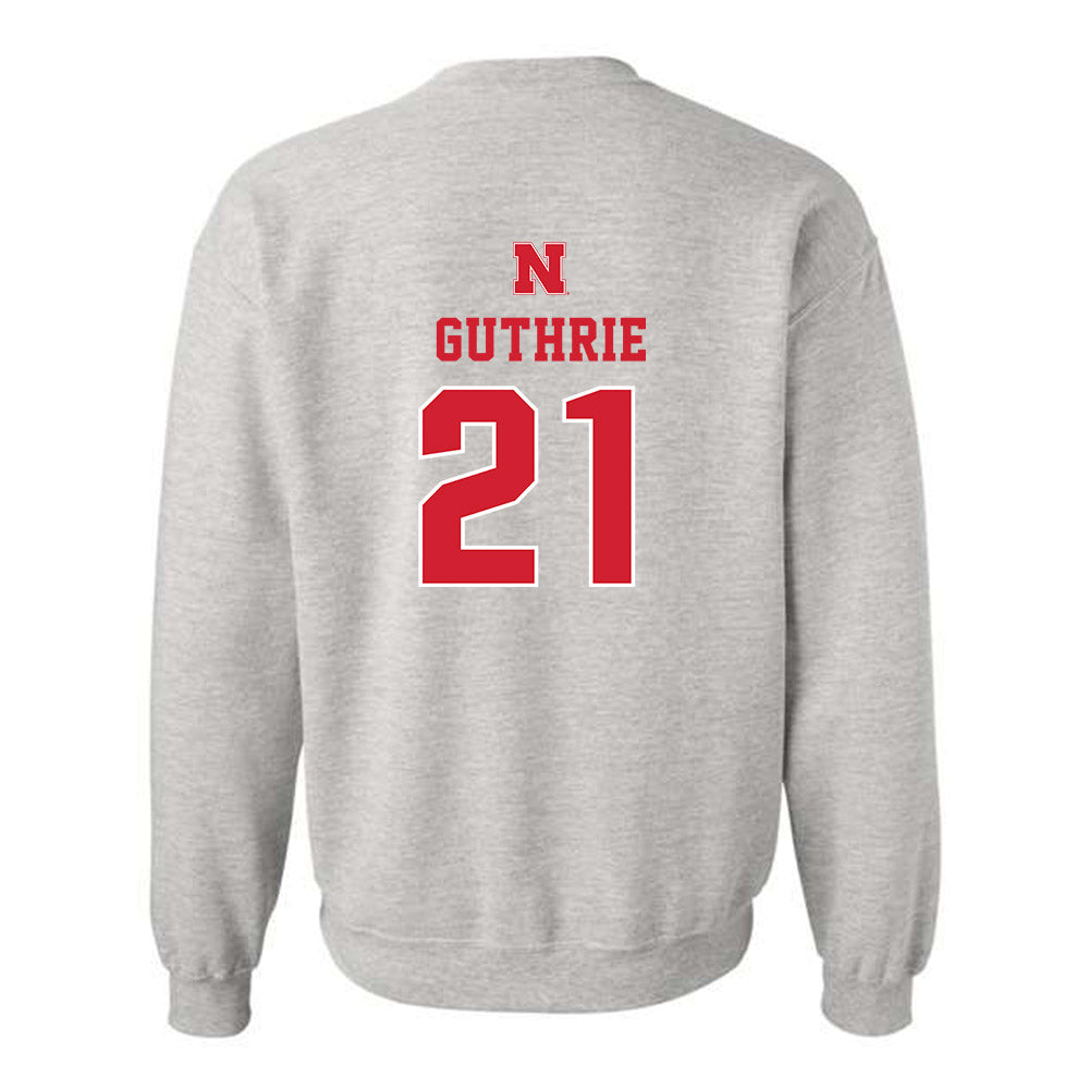 Nebraska - NCAA Football : Rex Guthrie - Classic Shersey Crewneck Sweatshirt-1
