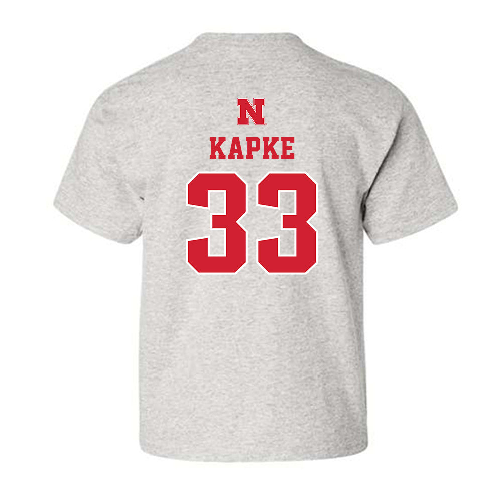 Nebraska - NCAA Men's Basketball : Boden Kapke - Classic Shersey Youth T-Shirt-1