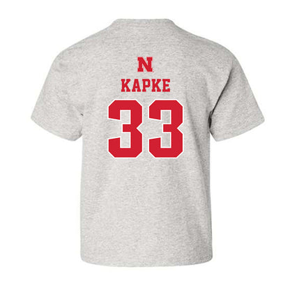 Nebraska - NCAA Men's Basketball : Boden Kapke - Classic Shersey Youth T-Shirt-1