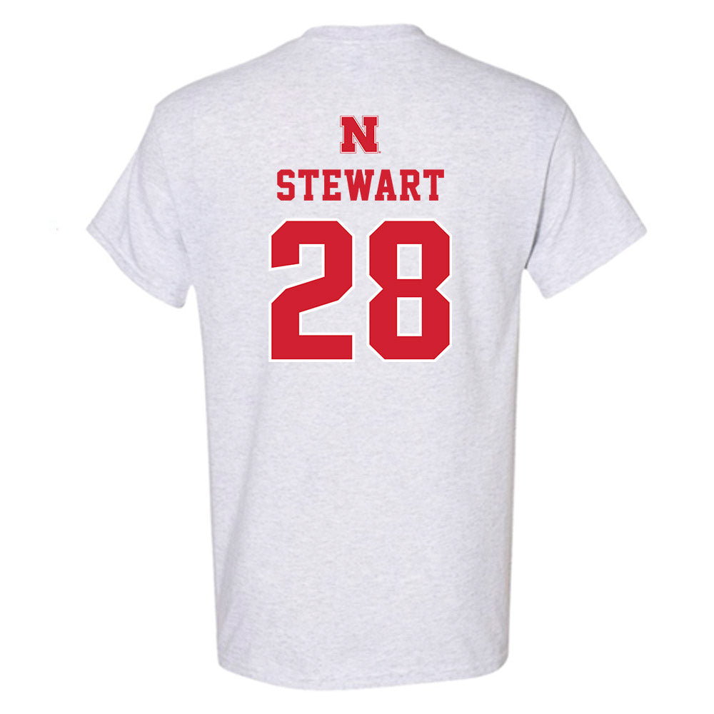 Nebraska - NCAA Baseball : Braxton Stewart - Classic Shersey T-Shirt-1
