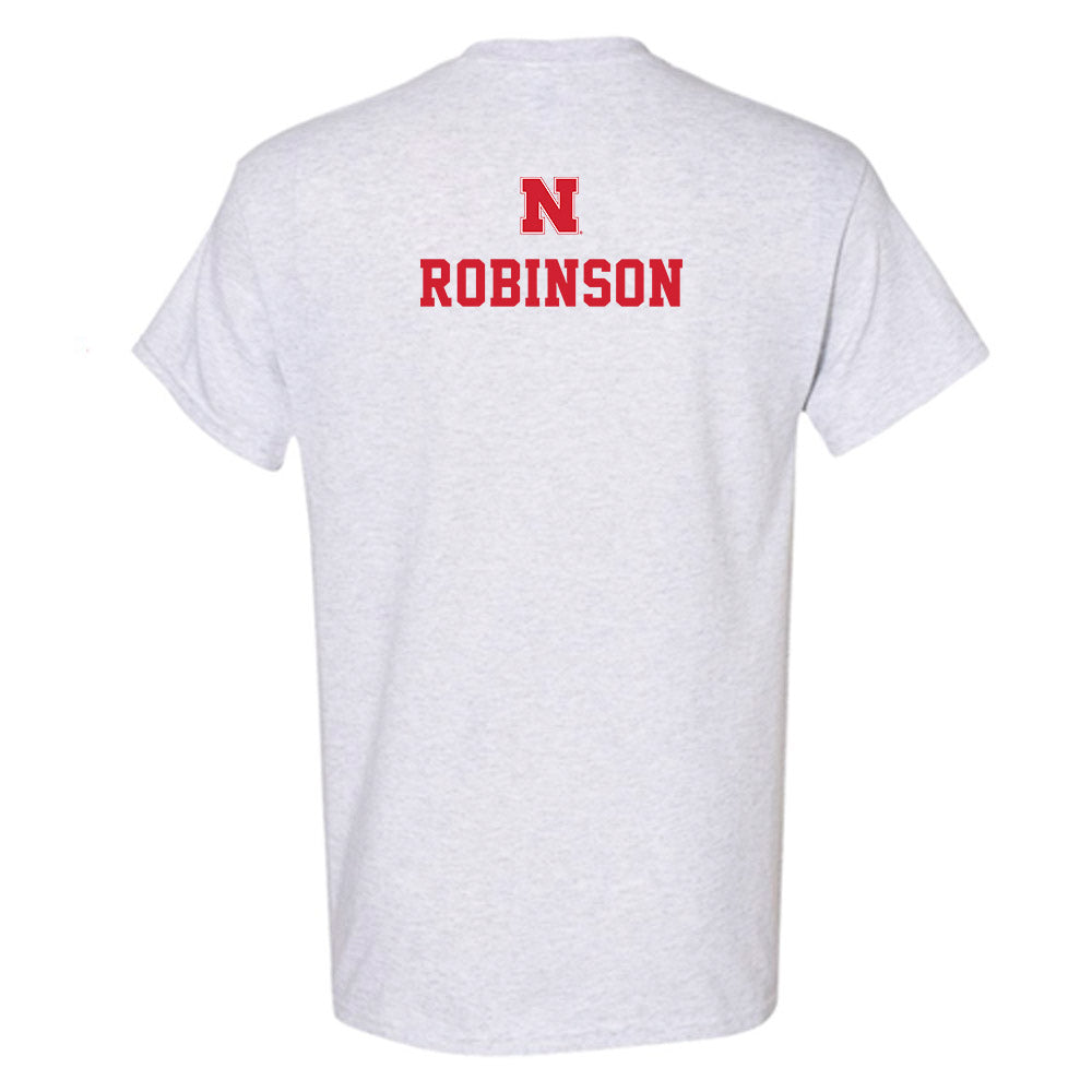 Nebraska - NCAA Wrestling : Vincent Robinson - Classic Shersey T-Shirt-1
