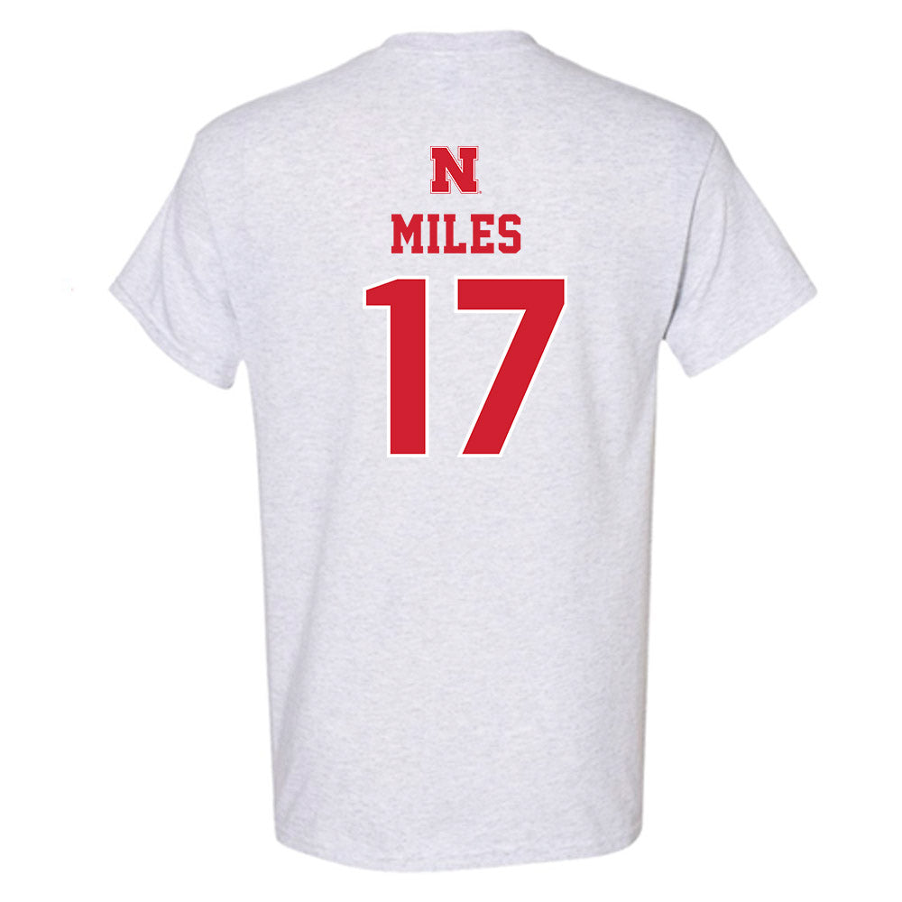 Nebraska - NCAA Women's Basketball : Ava Miles - Classic Shersey T-Shirt-1