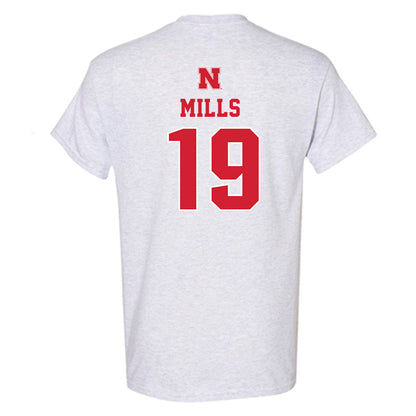 Nebraska - NCAA Football : Cortez Mills - Classic Shersey T-Shirt-1