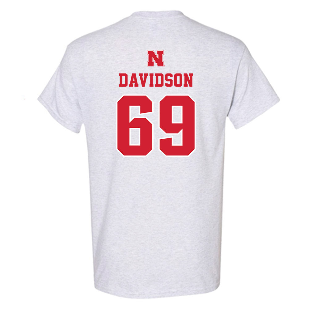 Nebraska - NCAA Football : Landen Davidson - Classic Shersey T-Shirt-1