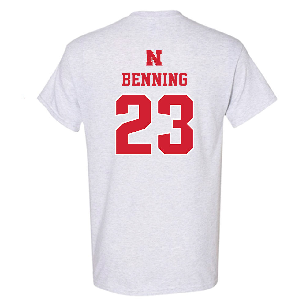 Nebraska - NCAA Football : Caleb Benning - Classic Shersey T-Shirt-1