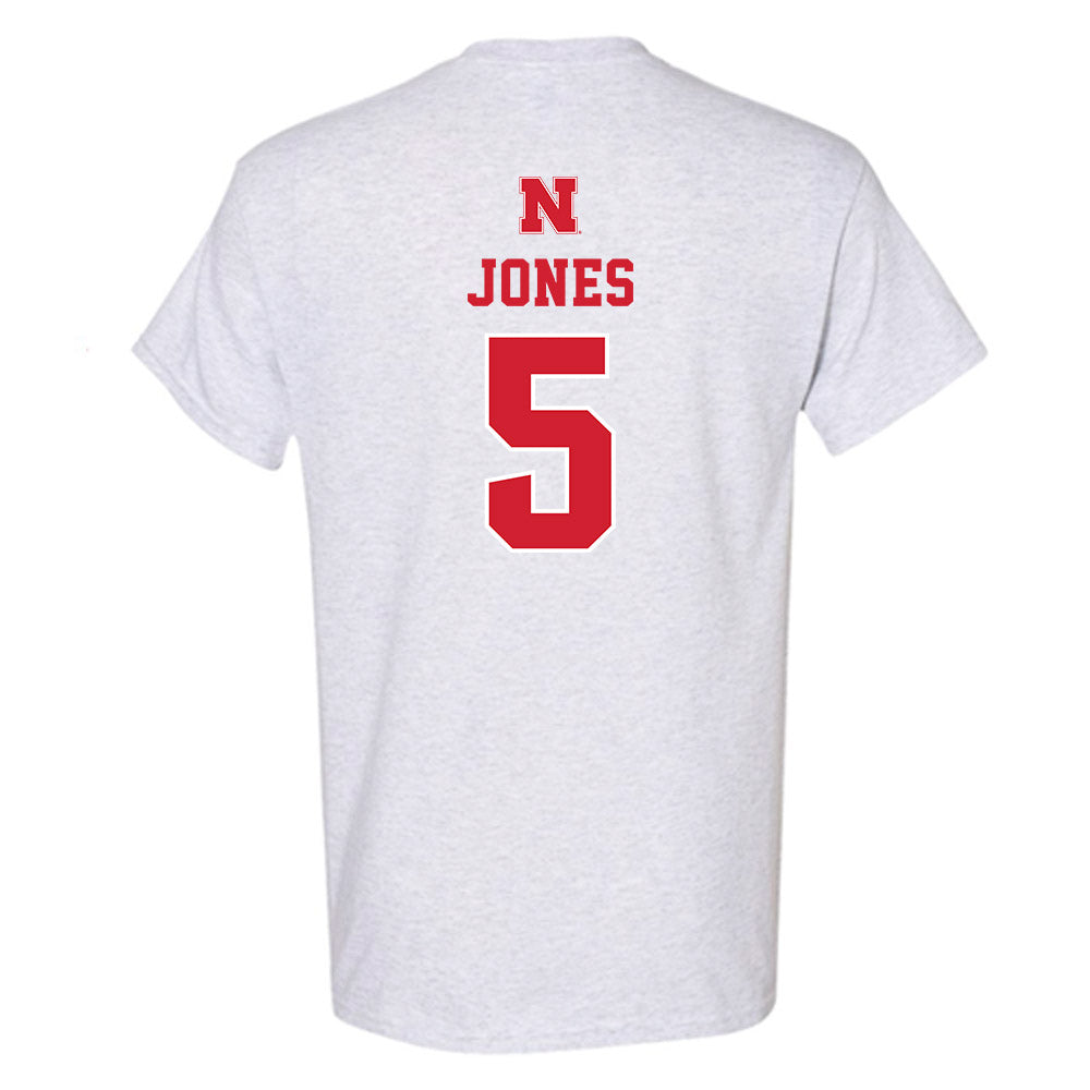 Nebraska - NCAA Football : Mason Jones - Classic Shersey T-Shirt-1