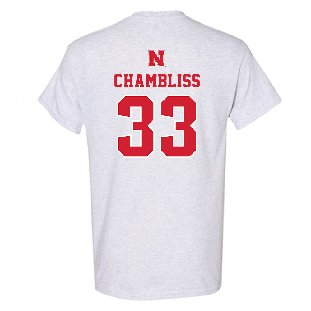 Nebraska - NCAA Football : Owen Chambliss - Classic Shersey T-Shirt-1