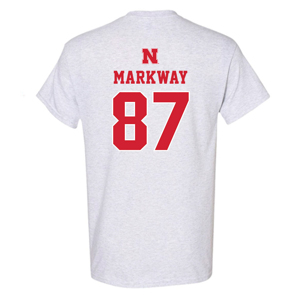 Nebraska - NCAA Football : Mac Markway - Classic Shersey T-Shirt-1