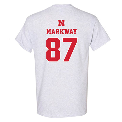Nebraska - NCAA Football : Mac Markway - Classic Shersey T-Shirt-1