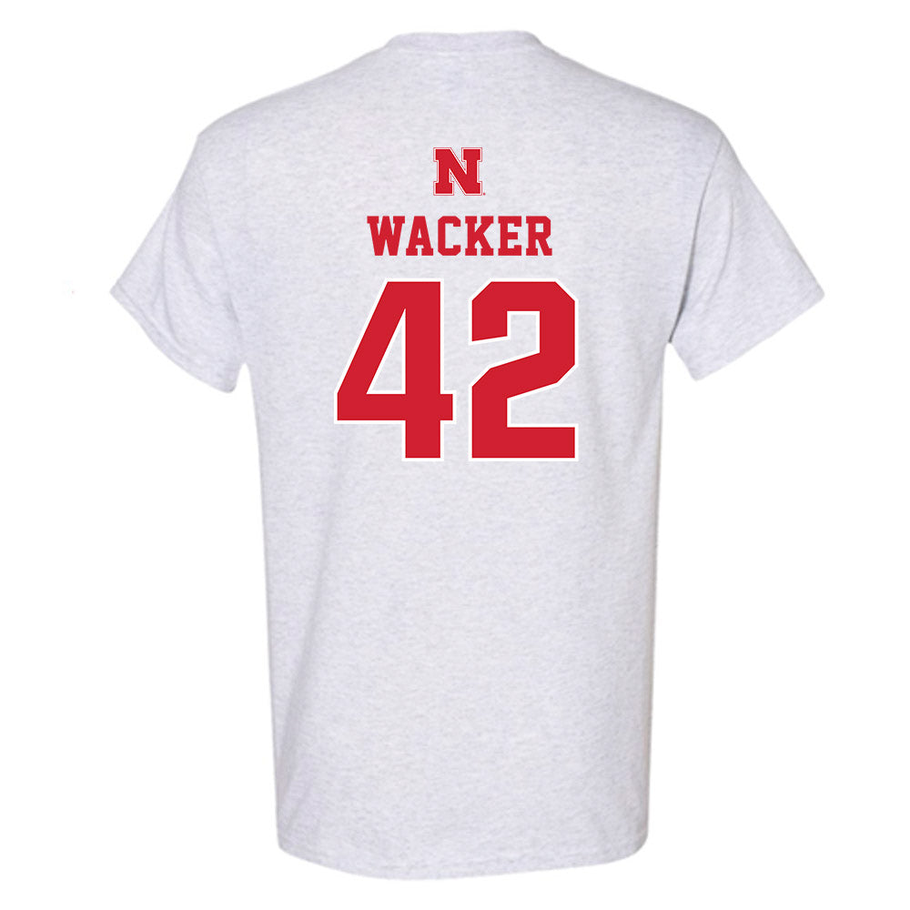 Nebraska - NCAA Football : Derek Wacker - Classic Shersey T-Shirt-1