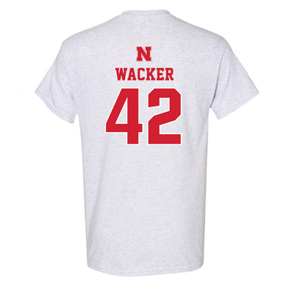 Nebraska - NCAA Football : Derek Wacker - Classic Shersey T-Shirt-1