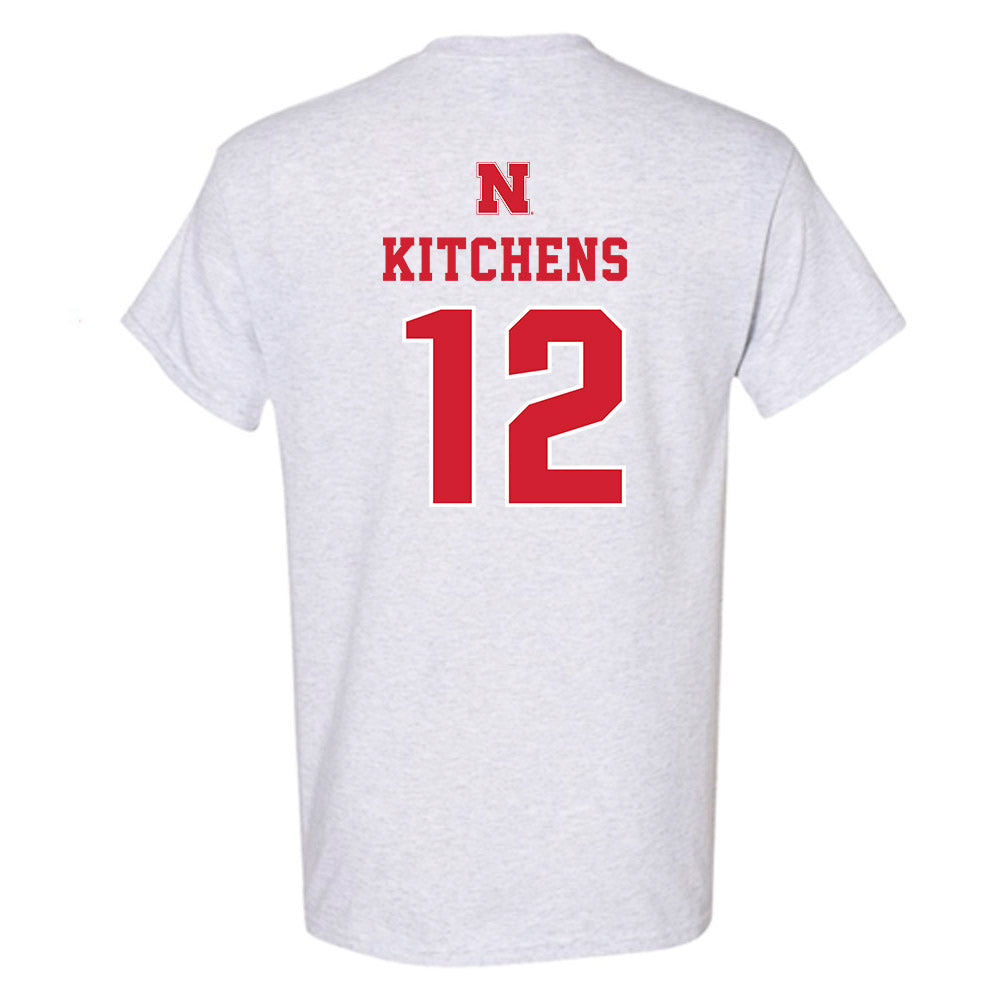 Nebraska - NCAA Baseball : Cole Kitchens - Classic Shersey T-Shirt-1