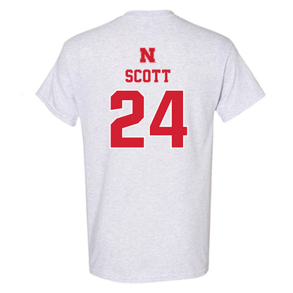 Nebraska - NCAA Football : Nalin Scott - Classic Shersey T-Shirt-1