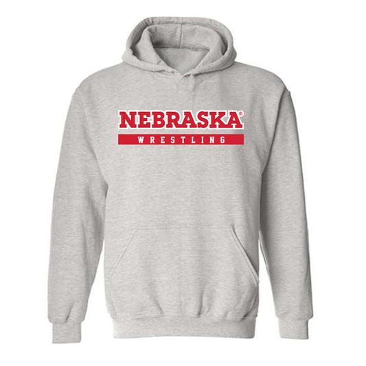 Nebraska - NCAA Wrestling : Vincent Robinson - Classic Shersey Hooded Sweatshirt-0