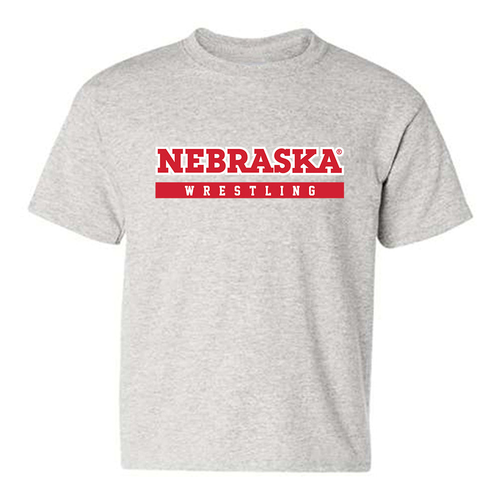 Nebraska - NCAA Wrestling : Omar Ayoub - Classic Shersey Youth T-Shirt-0