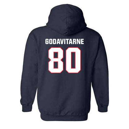 UConn - NCAA Football : Alex Godavitarne - Classic Shersey Hooded Sweatshirt-1