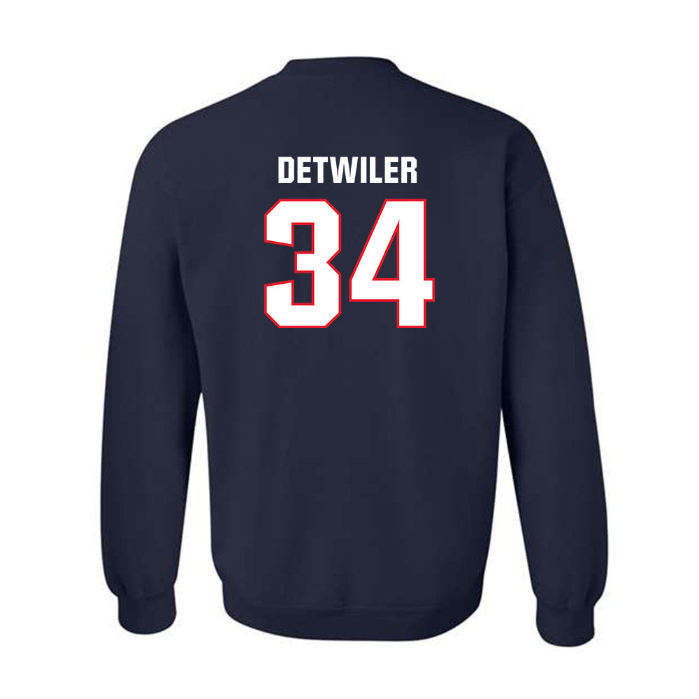 UConn - NCAA Baseball : Bryce Detwiler - Classic Shersey Crewneck Sweatshirt-1
