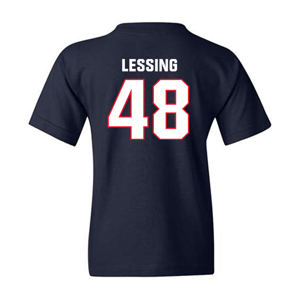 UConn - NCAA Baseball : Justin Lessing - Classic Shersey Youth T-Shirt-1