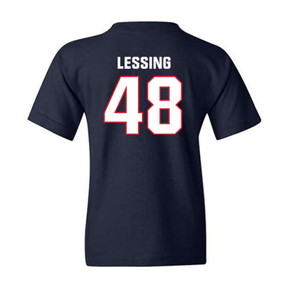 UConn - NCAA Baseball : Justin Lessing - Classic Shersey Youth T-Shirt-1