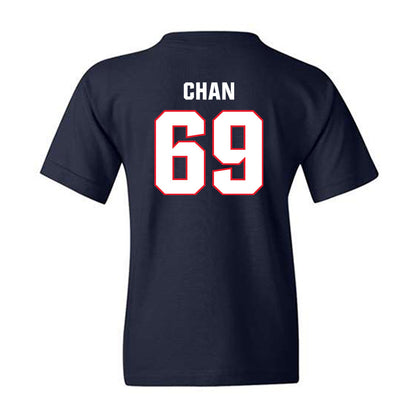 UConn - NCAA Football : Ty Chan - Classic Shersey Youth T-Shirt-1