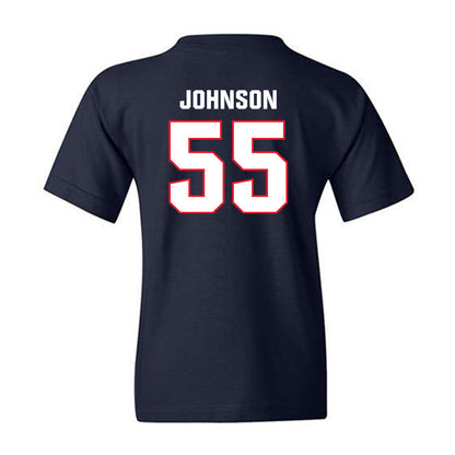 UConn - NCAA Football : Fred Johnson - Classic Shersey Youth T-Shirt-1