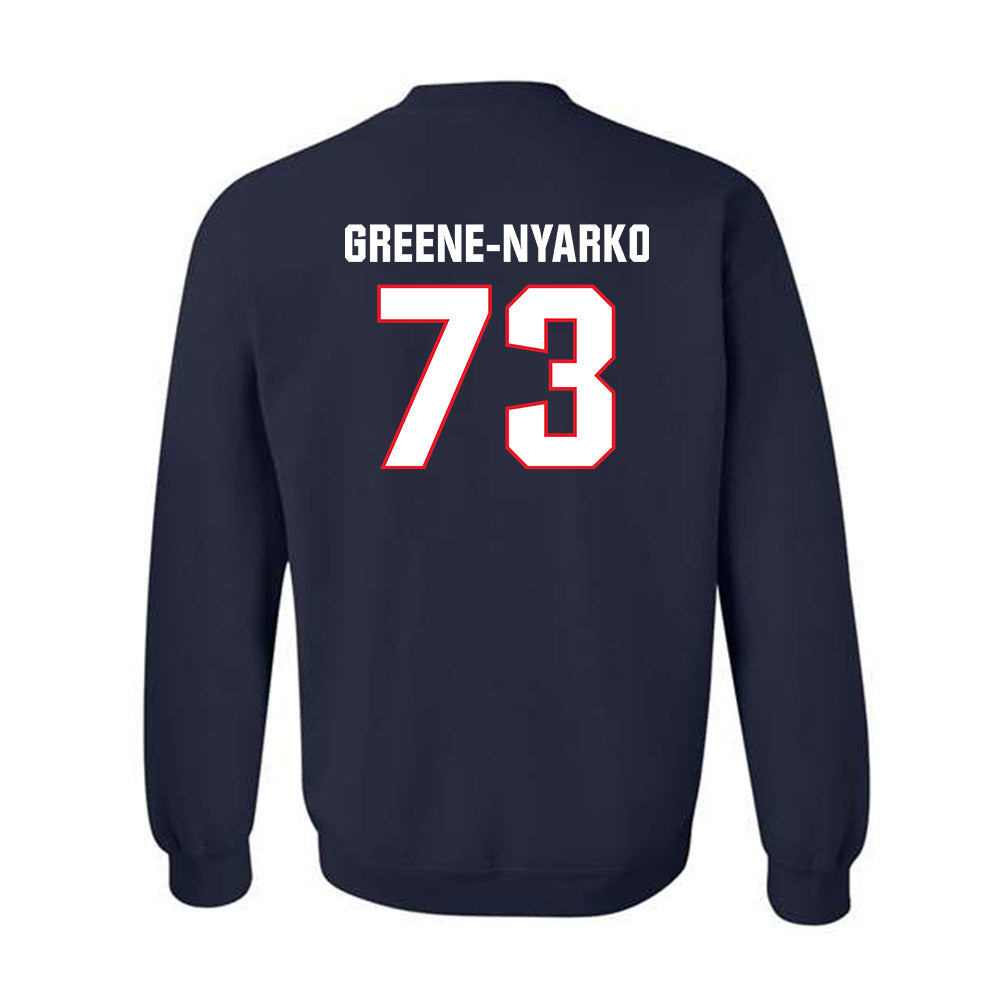 UConn - NCAA Football : Raphael Greene-Nyarko - Classic Shersey Crewneck Sweatshirt-1