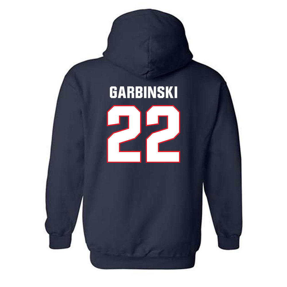 UConn - NCAA Baseball : Garret Garbinski - Classic Shersey Hooded Sweatshirt-1