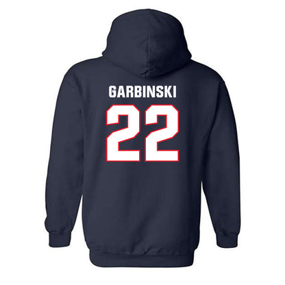 UConn - NCAA Baseball : Garret Garbinski - Classic Shersey Hooded Sweatshirt-1