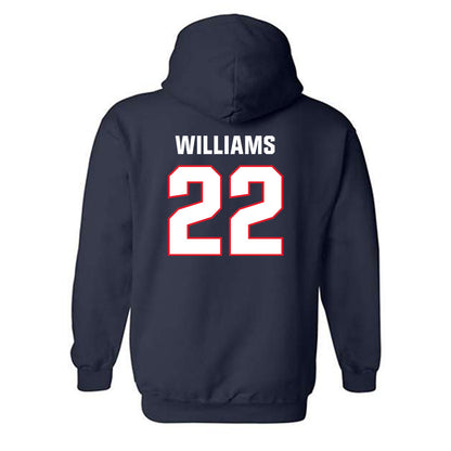 UConn - NCAA Women's Basketball : Serah Williams - Classic Shersey Hooded Sweatshirt-1