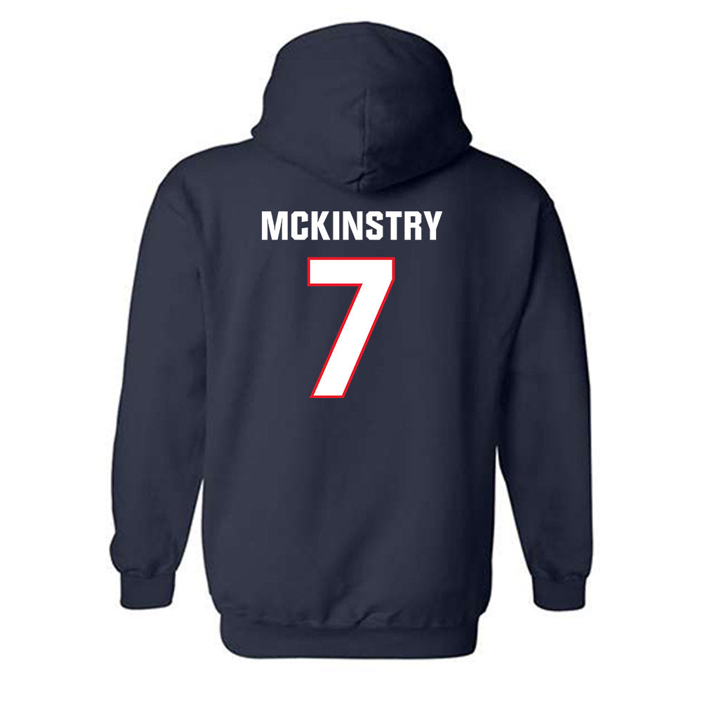 UConn - NCAA Football : Tyler McKinstry - Classic Shersey Hooded Sweatshirt-1