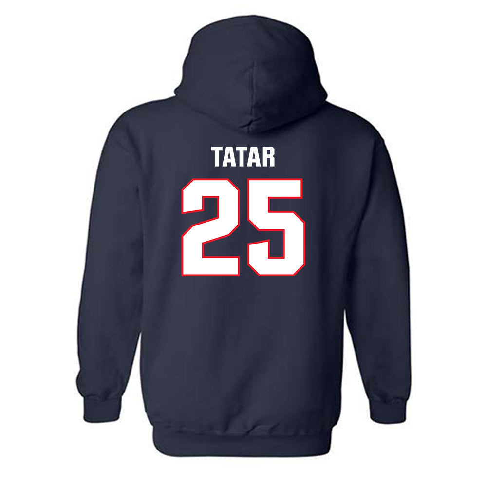 UConn - NCAA Baseball : Ryan Tatar - Classic Shersey Hooded Sweatshirt-1