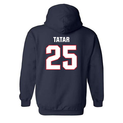 UConn - NCAA Baseball : Ryan Tatar - Classic Shersey Hooded Sweatshirt-1