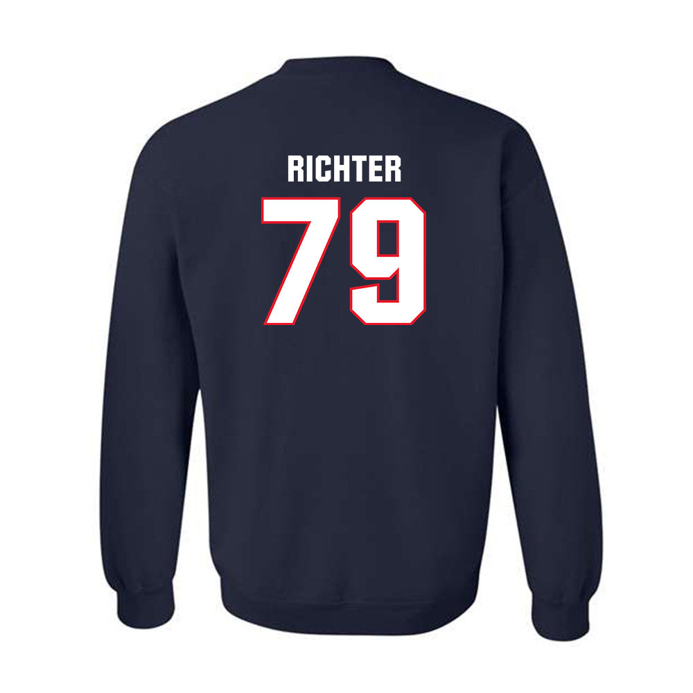 UConn - NCAA Football : Christian Richter - Classic Shersey Crewneck Sweatshirt-1