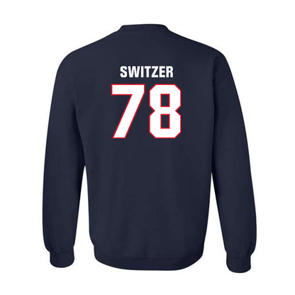 UConn - NCAA Football : Isiah Switzer - Classic Shersey Crewneck Sweatshirt-1