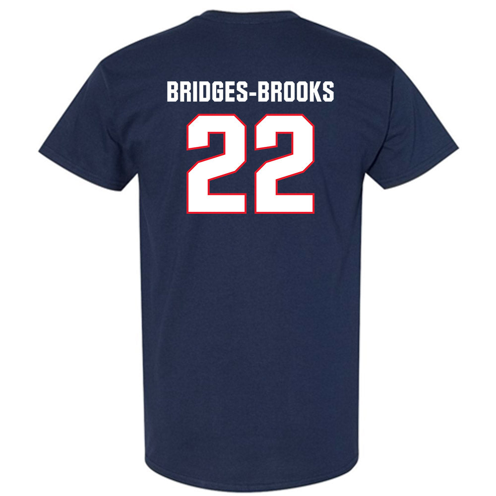 UConn - NCAA Football : Axavier Bridges-Brooks - Classic Shersey T-Shirt-1