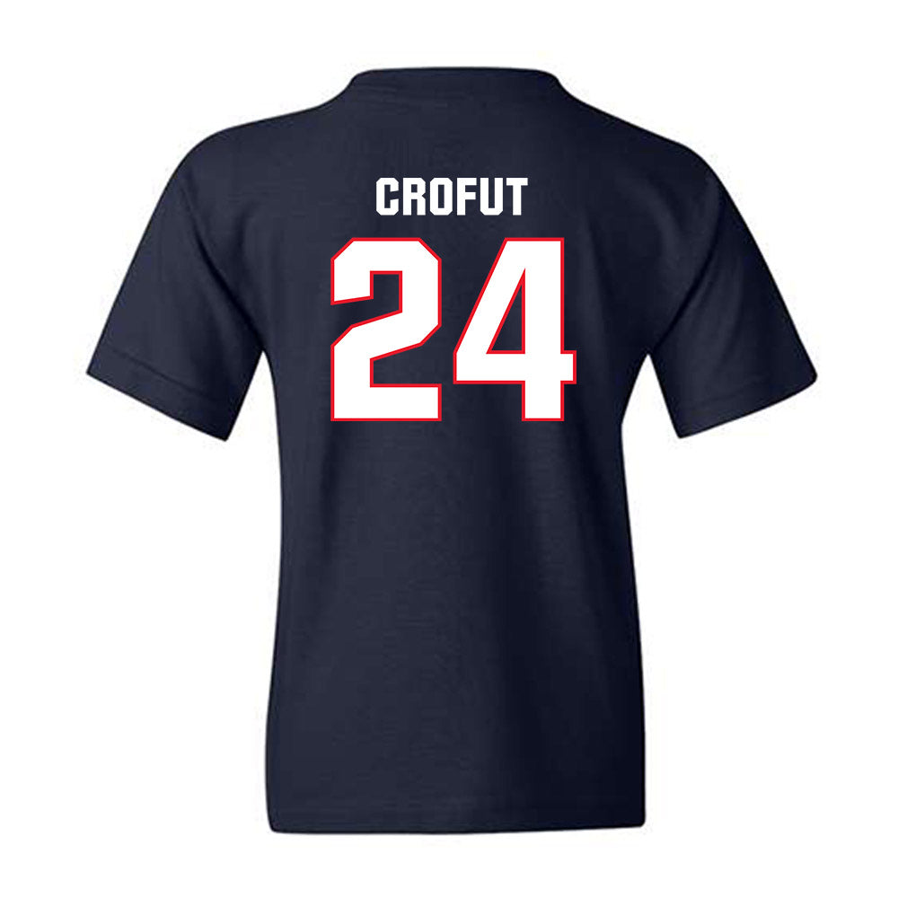 UConn - NCAA Football : Tashi Crofut - Classic Shersey Youth T-Shirt-1