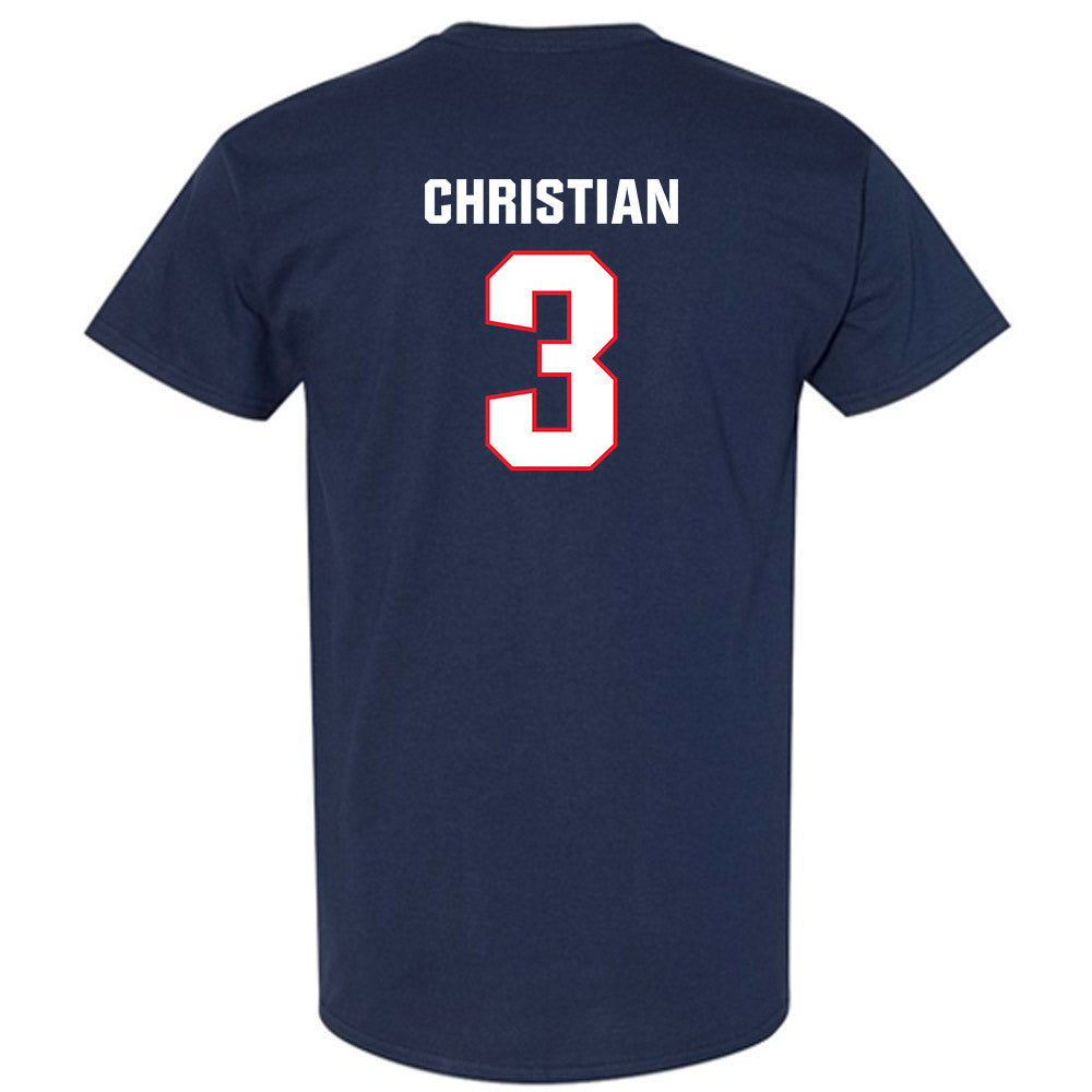 UConn - NCAA Football : Kenji Christian - Classic Shersey T-Shirt-1