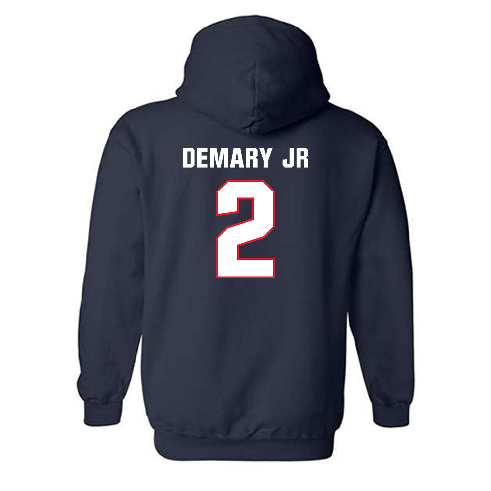 UConn - NCAA Men's Basketball : Silas Demary Jr - Classic Shersey Hooded Sweatshirt-1
