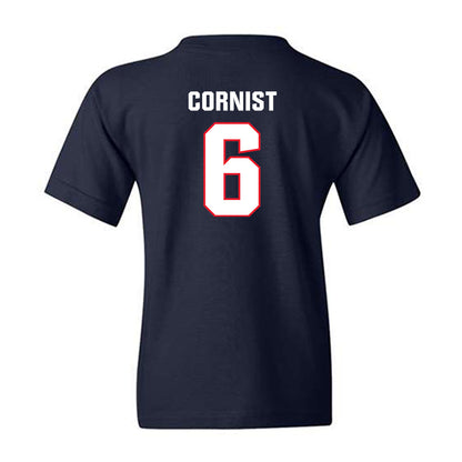 UConn - NCAA Football : Trey Cornist - Classic Shersey Youth T-Shirt-1