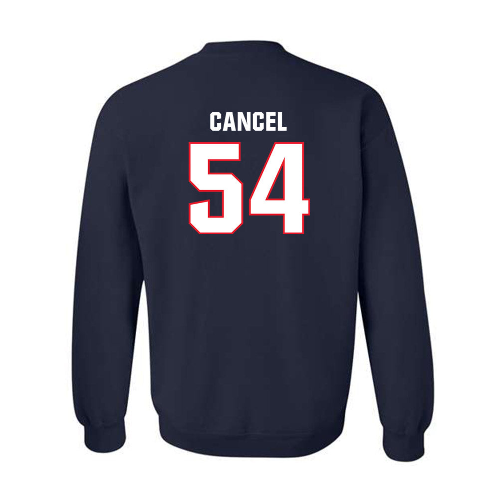 UConn - NCAA Baseball : Chris Cancel - Classic Shersey Crewneck Sweatshirt-1