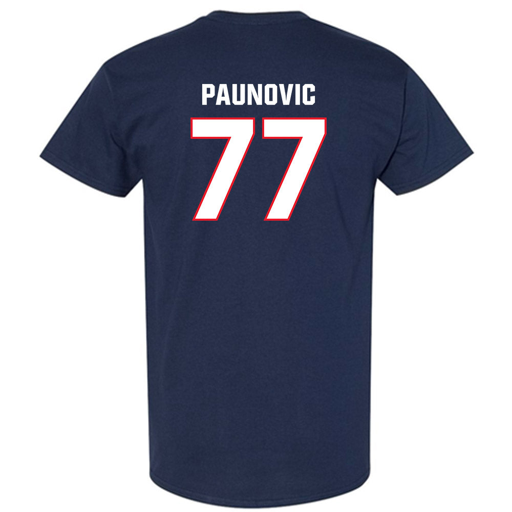 UConn - NCAA Men's Basketball : Uros Paunovic - Classic Shersey T-Shirt-1