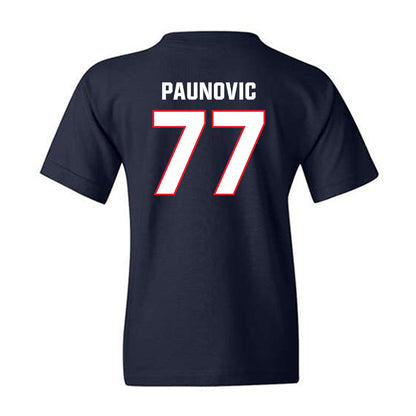 UConn - NCAA Men's Basketball : Uros Paunovic - Classic Shersey Youth T-Shirt-1