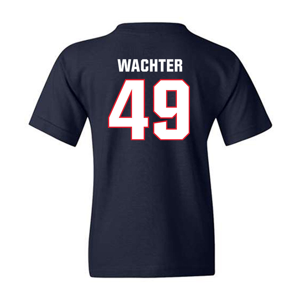 UConn - NCAA Baseball : Nater Wachter - Classic Shersey Youth T-Shirt-1