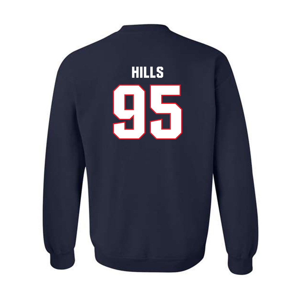 UConn - NCAA Football : Melvin Hills - Classic Shersey Crewneck Sweatshirt-1