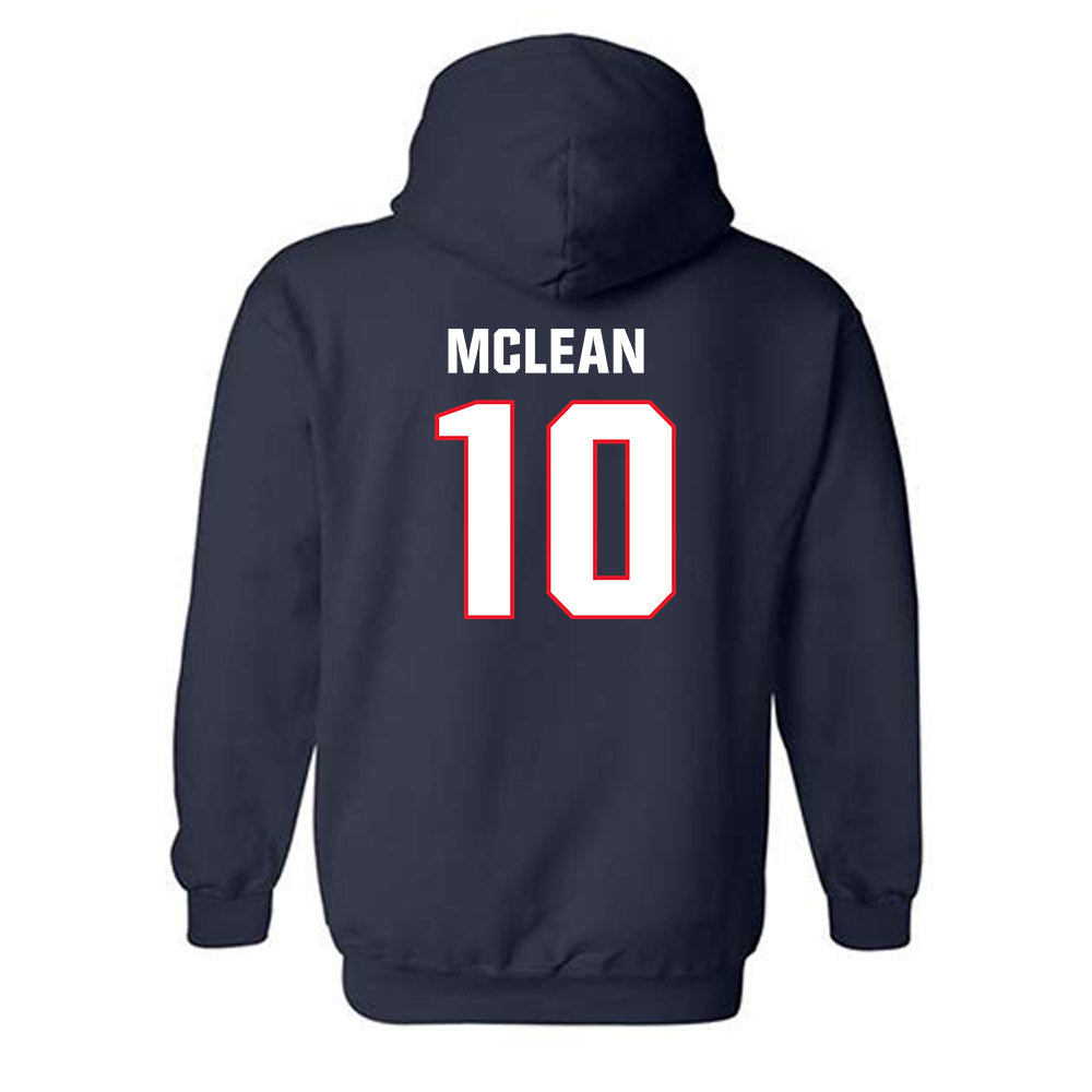 UConn - NCAA Women's Ice Hockey : Callie McLean - Classic Shersey Hooded Sweatshirt-1