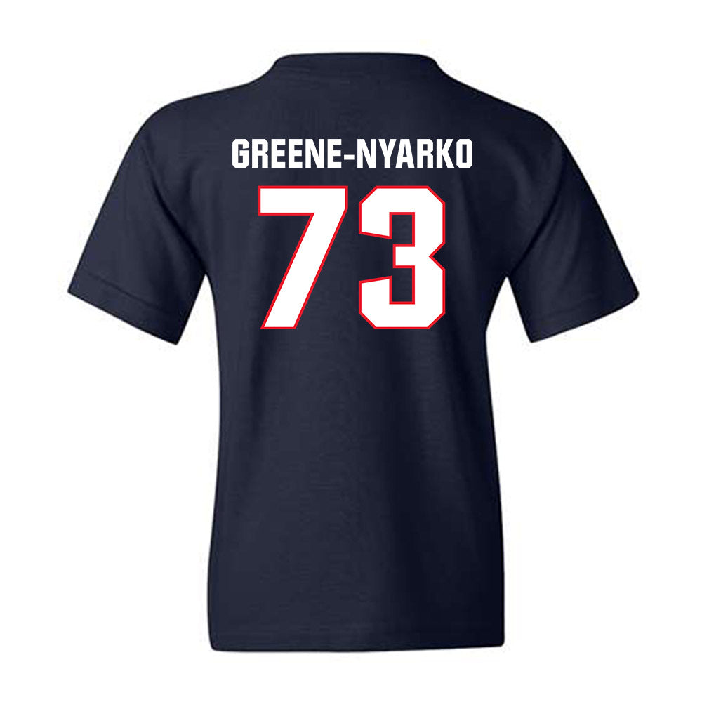UConn - NCAA Football : Raphael Greene-Nyarko - Classic Shersey Youth T-Shirt-1