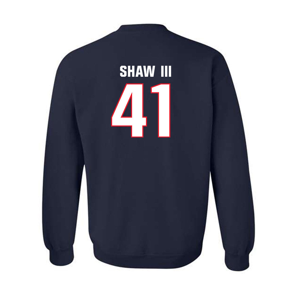 UConn - NCAA Baseball : Gregory Shaw III - Classic Shersey Crewneck Sweatshirt-1