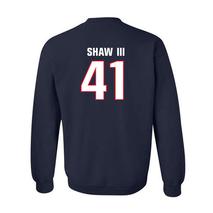 UConn - NCAA Baseball : Gregory Shaw III - Classic Shersey Crewneck Sweatshirt-1