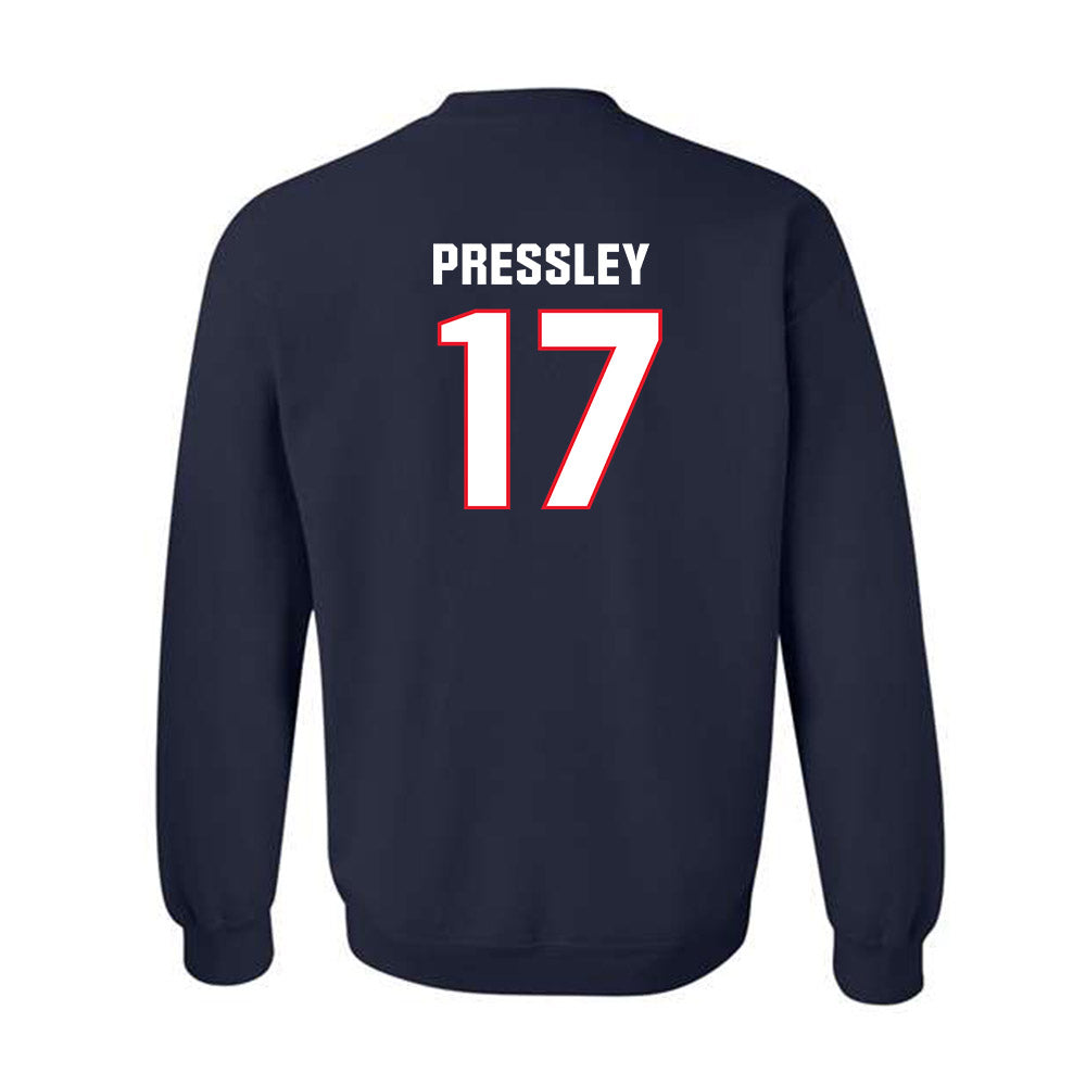UConn - NCAA Football : Shamar Pressley - Classic Shersey Crewneck Sweatshirt-1