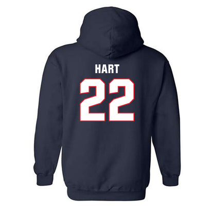 UConn - NCAA Football : Jaden Hart - Classic Shersey Hooded Sweatshirt-1